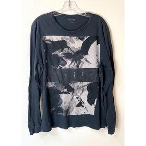 All Saints long sleeve printed shirt L